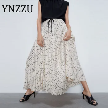 YNZZU Elegant Polka Dot High Waist Skirts Women 2020 New Lace Up Female Maxi Umbrella Skirt Women Bottoms Faldas Saias AB321
YNZZU Elegant Polka Dot High Waist Skirts Women 2020 New Lace Up Female Maxi Umbrella Skirt Women Bottoms Faldas Saias AB321