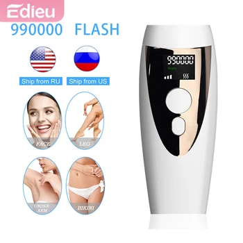 Edieu 990000 Flashes Laser Epilator Permanent IPL Photoepilator Hair Removal Depiladora Painless Electric Epilator
Edieu 990000 Flashes Laser Epilator Permanent IPL Photoepilator Hair Removal Depiladora Painless Electric Epilator