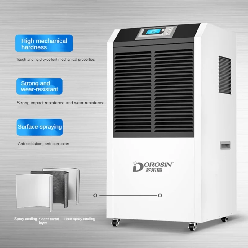 DR-1502L Smart Air Dehumidifier 220V 1360W Moisture Absorber 110L/Day Planting Room Humidity Reducer Hotel Workshop Air Dryer
DR-1502L Smart Air Dehumidifier 220V 1360W Moisture Absorber 110L/Day Planting Room Humidity Reducer Hotel Workshop Air Dryer