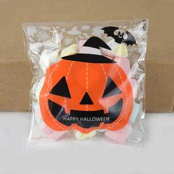 100pcs 10x10cm Happy Halloween Candy Bags Cookies Biscuits Package Plastic Bags Halloween Treat Bag Holiday Party Supplies
100pcs 10x10cm Happy Halloween Candy Bags Cookies Biscuits Package Plastic Bags Halloween Treat Bag Holiday Party Supplies