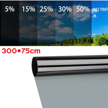 300x75cm Car Window Tint Tinting Film Roll Auto Home Window Glass Summer Solar UV Protector Sticker Anti-explosion Window Foils
300x75cm Car Window Tint Tinting Film Roll Auto Home Window Glass Summer Solar UV Protector Sticker Anti-explosion Window Foils