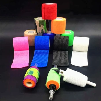 self-adherent cohesive tape Tattoo Accesories Grip Wrap Roll Elastic Bandage Handle Tube Disposable Self Adherent tattoo grip
self-adherent cohesive tape Tattoo Accesories Grip Wrap Roll Elastic Bandage Handle Tube Disposable Self Adherent tattoo grip