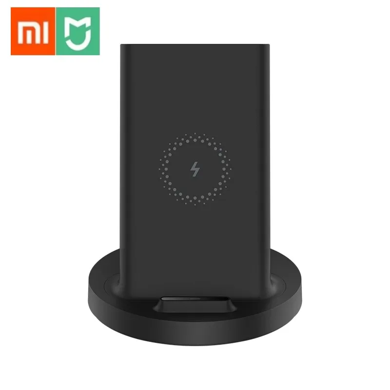 Фото Xiaomi Vertical Wireless Charger 20W Max with Flash Charging Qi Compatible Multiple Safe Stand Horizontal for Mi 9 (20W) MIX 2S | Мобильные