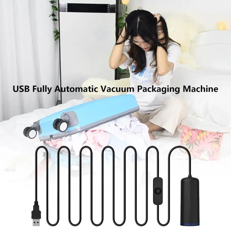Practical Household Automatic USB Food Vacuum Sealer Fine Workmanship Long Service Life Garment Clothes Packaging Machine
Practical Household Automatic USB Food Vacuum Sealer Fine Workmanship Long Service Life Garment Clothes Packaging Machine