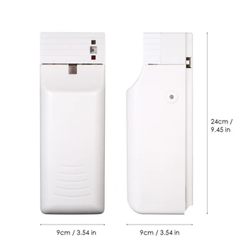 Hot Fragrance Dispenser Aerosol Perfume Air Freshener Dispenser Electric Adjustable ABS Plastic Wall Mounted for Home Hotel Off 
Hot Fragrance Dispenser Aerosol Perfume Air Freshener Dispenser Electric Adjustable ABS Plastic Wall Mounted for Home Hotel Off