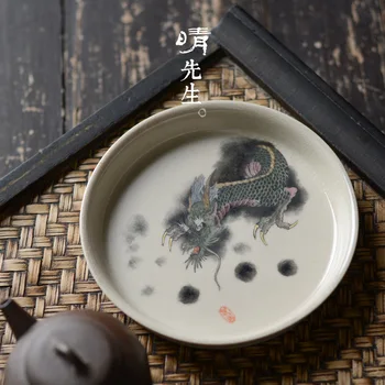 Jindezhen Hand Gold Ink Dragon Pot Bearing Pot Support Do Infusion Of Tea Disc Do Compote Ceramics Flowers And Plants Kung Fu
Jindezhen Hand Gold Ink Dragon Pot Bearing Pot Support Do Infusion Of Tea Disc Do Compote Ceramics Flowers And Plants Kung Fu