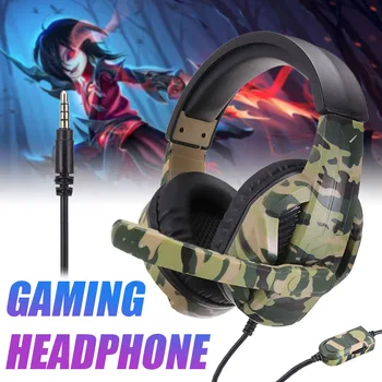 For PS4 PS3 X-box Switch 1pc 3.5mm Camouflage Gaming Headset Professional Gamer Stereo Headphone Computer Earphones Pohiks
For PS4 PS3 X-box Switch 1pc 3.5mm Camouflage Gaming Headset Professional Gamer Stereo Headphone Computer Earphones Pohiks