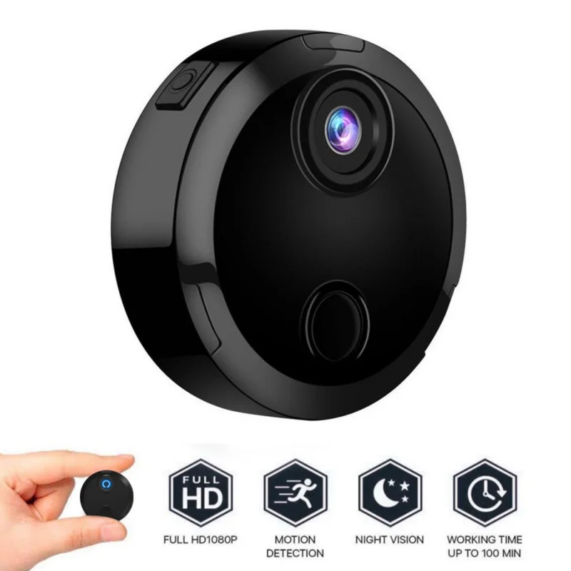 Mini Wireless Network Camcorder Home Security Car Camera Support TF Card Built-in Battery HD 1080P WIFi Camera
Mini Wireless Network Camcorder Home Security Car Camera Support TF Card Built-in Battery HD 1080P WIFi Camera