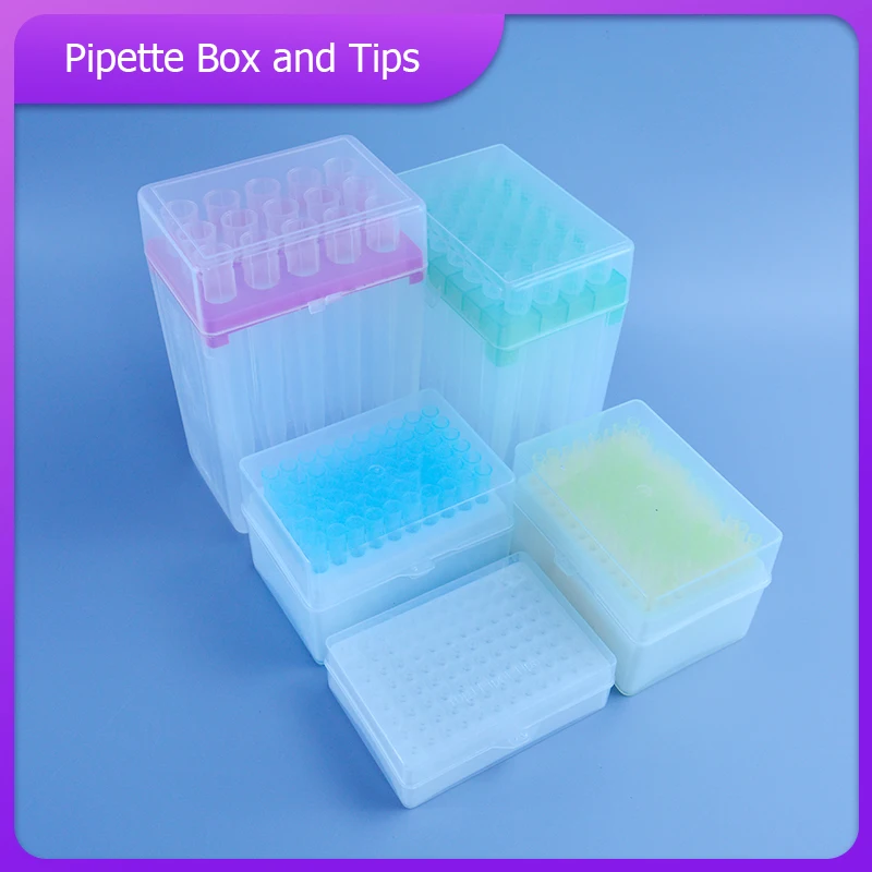 

10ul 200ul 1ml 5ml 10ml Pipette suction box pipettor tip box with pipetter tips free shipping