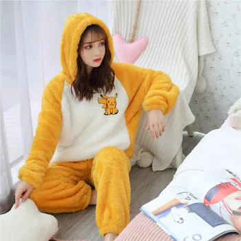 Thick Warm Coral Velvet Pajamas Sets For Women Girls Sleepwear Suit Winter Nightwear Cartoon Pijama Mujer Cute Pajamas Homewear
Thick Warm Coral Velvet Pajamas Sets For Women Girls Sleepwear Suit Winter Nightwear Cartoon Pijama Mujer Cute Pajamas Homewear