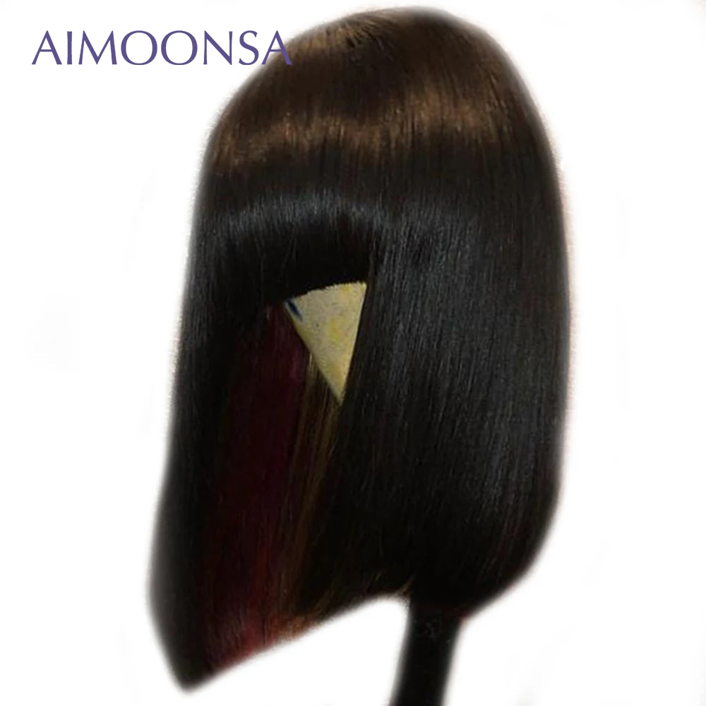Straight lace frontal wig with bangs Brazilian hair 150 Density Pre Plucked bleached knots Undetectable Wig 13x6 Remy Hair
Straight lace frontal wig with bangs Brazilian hair 150 Density Pre Plucked bleached knots Undetectable Wig 13x6 Remy Hair