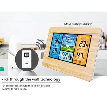 Digital LCD Alarm Clock Weather Station Wifi Indoor Outdoor Temperature Humidity Pressure Wind Weather Forecast Clock
Digital LCD Alarm Clock Weather Station Wifi Indoor Outdoor Temperature Humidity Pressure Wind Weather Forecast Clock