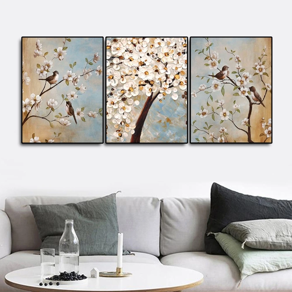 3 Pieces Decor Chinese Style Flower Brids Canvas Painting & Calligraphy Modern Home Decoration Wall Art Picture for Living Room
3 Pieces Decor Chinese Style Flower Brids Canvas Painting & Calligraphy Modern Home Decoration Wall Art Picture for Living Room