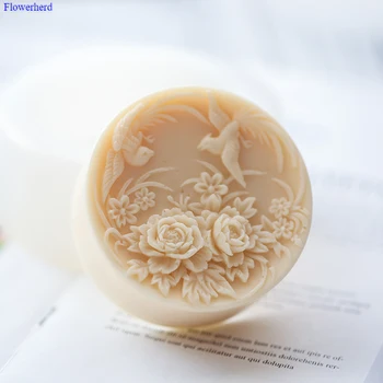 Flying Phoenixs and Flowers Silicone Molds for Soap Handmade Soap Silucone Mold Round Silicon Soap Molds Soap Making Tools
Flying Phoenixs and Flowers Silicone Molds for Soap Handmade Soap Silucone Mold Round Silicon Soap Molds Soap Making Tools