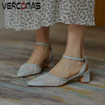 VERCONAS 2020 Fashion Party Shoes Woman Sandals Woman Pumps New Arrival Blingbling Pointed Toe Square High Heeled Shoes Woman
VERCONAS 2020 Fashion Party Shoes Woman Sandals Woman Pumps New Arrival Blingbling Pointed Toe Square High Heeled Shoes Woman