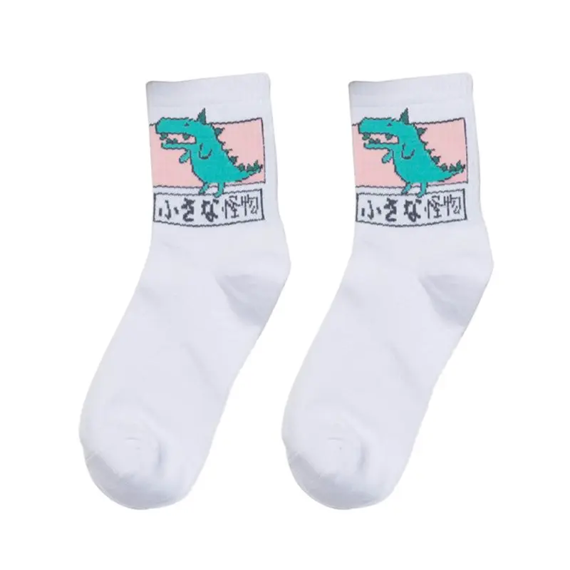 Women Girls Hip Hop Long Cotton Socks Funny Cartoon Dinosaur Japanese Characters F42F
Women Girls Hip Hop Long Cotton Socks Funny Cartoon Dinosaur Japanese Characters F42F
