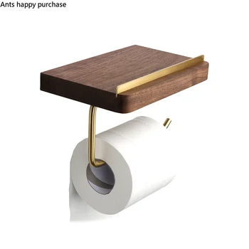 European Style No Punching Bathroom Napkin Holder Nordic Brass Solid Wood Household Storage Rack Walnut Paper Towel Holder
European Style No Punching Bathroom Napkin Holder Nordic Brass Solid Wood Household Storage Rack Walnut Paper Towel Holder