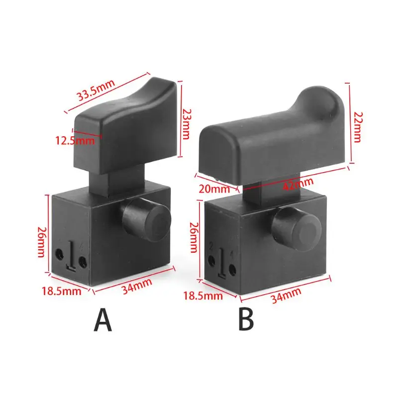 FA2-6/2B 250V~5E4 Lock On Power Tool Cutting Machine Electric Drill Angle Grinder Switch M0XD
FA2-6/2B 250V~5E4 Lock On Power Tool Cutting Machine Electric Drill Angle Grinder Switch M0XD