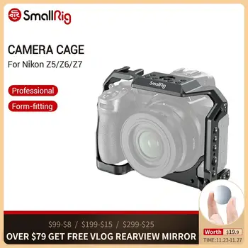 SmallRig Z5 Z6 Z7 Dslr Cage for Nikon Z5/Z6/Z7 Camera Cage With Cold Shoe/NATO Rail Video Shooting Camera Cage DIY Kit - 2972
SmallRig Z5 Z6 Z7 Dslr Cage for Nikon Z5/Z6/Z7 Camera Cage With Cold Shoe/NATO Rail Video Shooting Camera Cage DIY Kit - 2972
