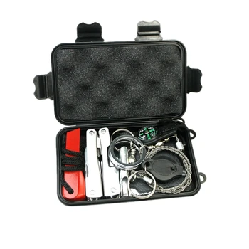 Outdoor Emergency Equipment SOS Kit First Aid Kit Supplies Camping Survival Self-Service Kit Tool Kit 
Outdoor Emergency Equipment SOS Kit First Aid Kit Supplies Camping Survival Self-Service Kit Tool Kit