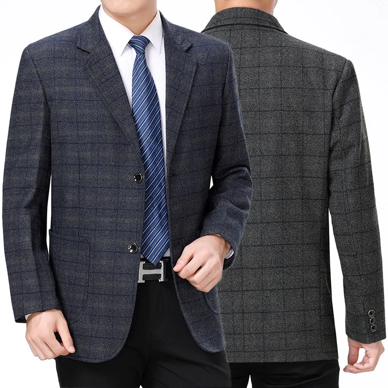 Spring And Autumn Suit Jacket Men's Business Men Leisure Suit Single Blouse Middle-aged Daddy Clothes
Spring And Autumn Suit Jacket Men's Business Men Leisure Suit Single Blouse Middle-aged Daddy Clothes