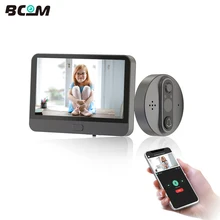 Bcom Wifi Video Intercom For Home Door Bell Video Peephole Camera Wifi Wireless Doorbell Tuya Smart Home Video-eye Intercoms
Bcom Wifi Video Intercom For Home Door Bell Video Peephole Camera Wifi Wireless Doorbell Tuya Smart Home Video-eye Intercoms