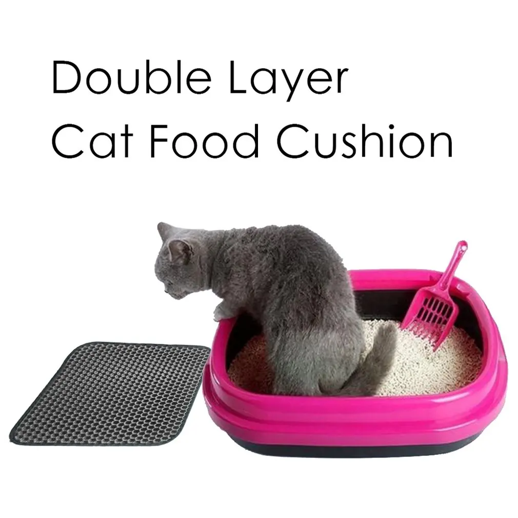Double Layer Cat Litter Mat Anti-falling Sand Waterproof Pet Mat Filter Mat Licking Mat Cat Catching Mat
Double Layer Cat Litter Mat Anti-falling Sand Waterproof Pet Mat Filter Mat Licking Mat Cat Catching Mat