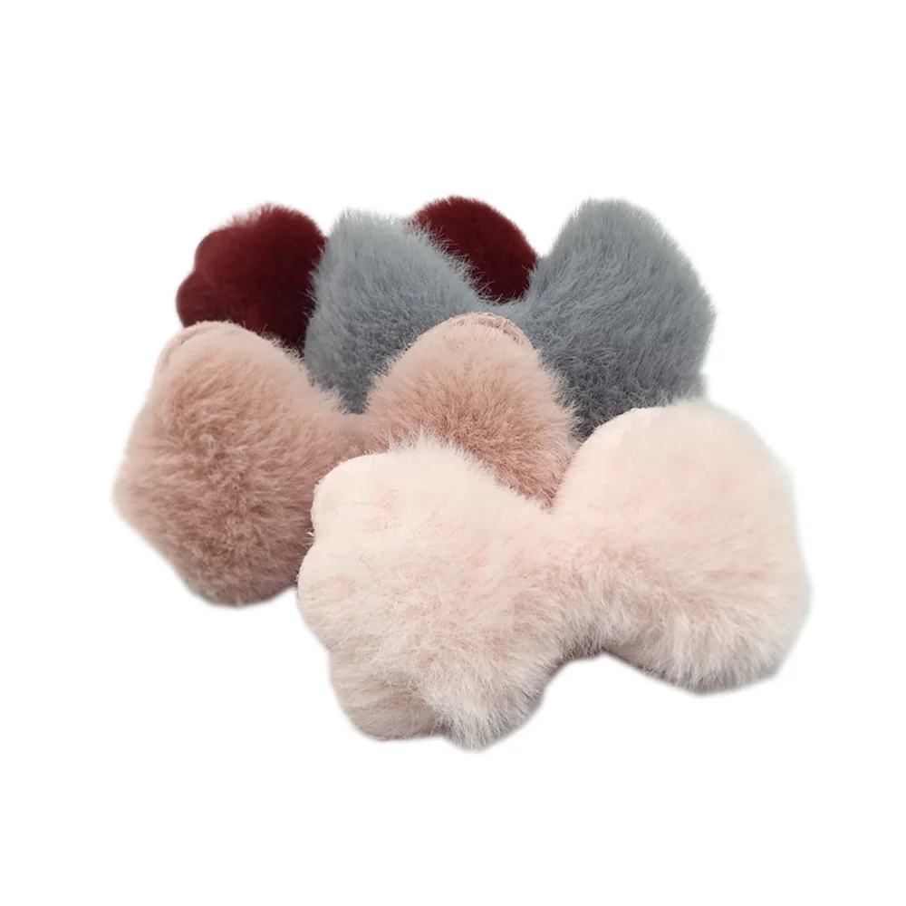 20Pcs 55*30mm Soft Plush Furry Bow Tie Applique For DIY Headdress Hair Clips Decor Accessories Clothes Hat Shoes Sewing Patches
20Pcs 55*30mm Soft Plush Furry Bow Tie Applique For DIY Headdress Hair Clips Decor Accessories Clothes Hat Shoes Sewing Patches