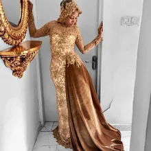 Luxury Beaded Mermaid Evening Dresses With Cap Plus Size Aso Ebi Women Prom Dress Sheer Long Sleeves Velvet Overskirt
Luxury Beaded Mermaid Evening Dresses With Cap Plus Size Aso Ebi Women Prom Dress Sheer Long Sleeves Velvet Overskirt