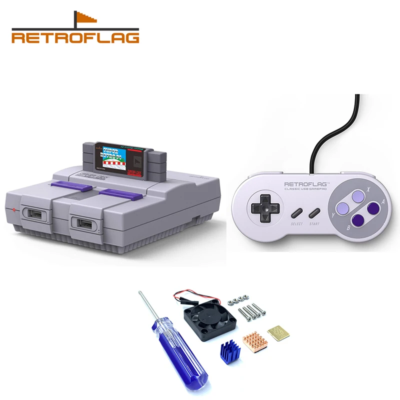 Retroflag SUPERPi CASE-J/CASE-U Snes Game Cartridge with Wired USB Gamepad Game Controller for SUPERPi CASE-U / CASE-J / NESPi C
Retroflag SUPERPi CASE-J/CASE-U Snes Game Cartridge with Wired USB Gamepad Game Controller for SUPERPi CASE-U / CASE-J / NESPi C