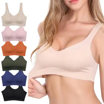 Woman Sexy Sports Bra Without Steel Rings Crop Tops Sexy Yoga Vest Flexible Lingerie Underwear Bras For Women Hot бюстгалтер 
Woman Sexy Sports Bra Without Steel Rings Crop Tops Sexy Yoga Vest Flexible Lingerie Underwear Bras For Women Hot бюстгалтер