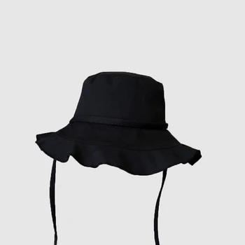 Japanese ruffled fisherman hat sunscreen sun hat literary bandage hat women
Japanese ruffled fisherman hat sunscreen sun hat literary bandage hat women