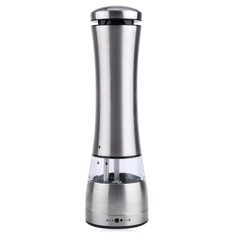 Durable Kitchen Tool Electric Salt and Pepper Grinder Battery Operated with LED Light - Adjustable Coarseness Mills for Kitchen
Durable Kitchen Tool Electric Salt and Pepper Grinder Battery Operated with LED Light - Adjustable Coarseness Mills for Kitchen
