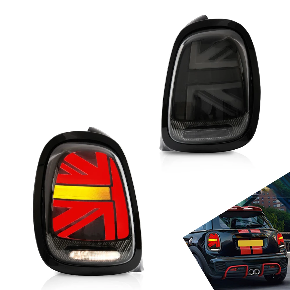 Taillights Assembly for BMW MINI Cooper F55 F56 F57 2014-2020 Smoked with Turn Signal Reverse DRL LED Lights Car Accessories
Taillights Assembly for BMW MINI Cooper F55 F56 F57 2014-2020 Smoked with Turn Signal Reverse DRL LED Lights Car Accessories