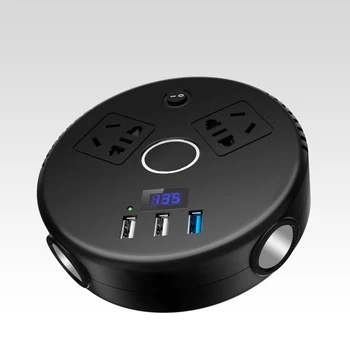 Universal 150W 12V Convert To 220V Power Converter Car Inverter Intelligent Voice Digital Display Multi-Functional Car Socket
Universal 150W 12V Convert To 220V Power Converter Car Inverter Intelligent Voice Digital Display Multi-Functional Car Socket