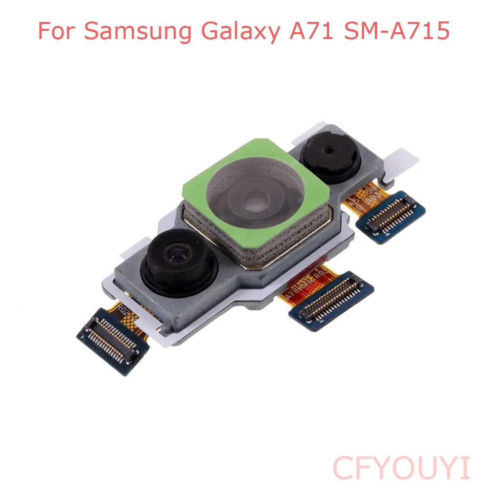 Оригинальная задняя большая задняя камера модуль часть для Samsung Galaxy A71 A715F 
Оригинальная задняя большая задняя камера модуль часть для Samsung Galaxy A71 A715F