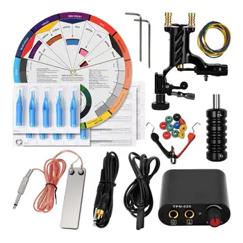 1 Set of Tattoo Machine Multifunction Kit Lower Noise Tattoo Liner Shader with Color Circle (US Plug)
1 Set of Tattoo Machine Multifunction Kit Lower Noise Tattoo Liner Shader with Color Circle (US Plug)