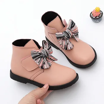 Winter 3 Colors Cute Girls Ankle Boots Fashion Kids Boots Bow-knot Warm Cotton Princess Sweet Big Children Girl Ankle Shoes 
Winter 3 Colors Cute Girls Ankle Boots Fashion Kids Boots Bow-knot Warm Cotton Princess Sweet Big Children Girl Ankle Shoes