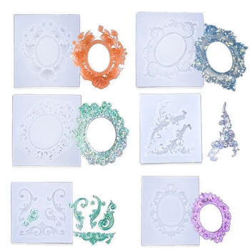 6 Pcs Retro Photo Frame Mold Silicone Mold Epoxy Resin Molds Casting Molds for DIY Craft Decoration (6 Molds)
6 Pcs Retro Photo Frame Mold Silicone Mold Epoxy Resin Molds Casting Molds for DIY Craft Decoration (6 Molds)