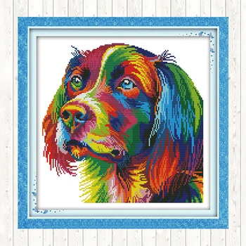 Rainbow Dog Cotton Thread Embroidery Needlework Sets Patterns Kits DIY Needlework Crafts Wall Home Decor Cross Stitch Kits
Rainbow Dog Cotton Thread Embroidery Needlework Sets Patterns Kits DIY Needlework Crafts Wall Home Decor Cross Stitch Kits