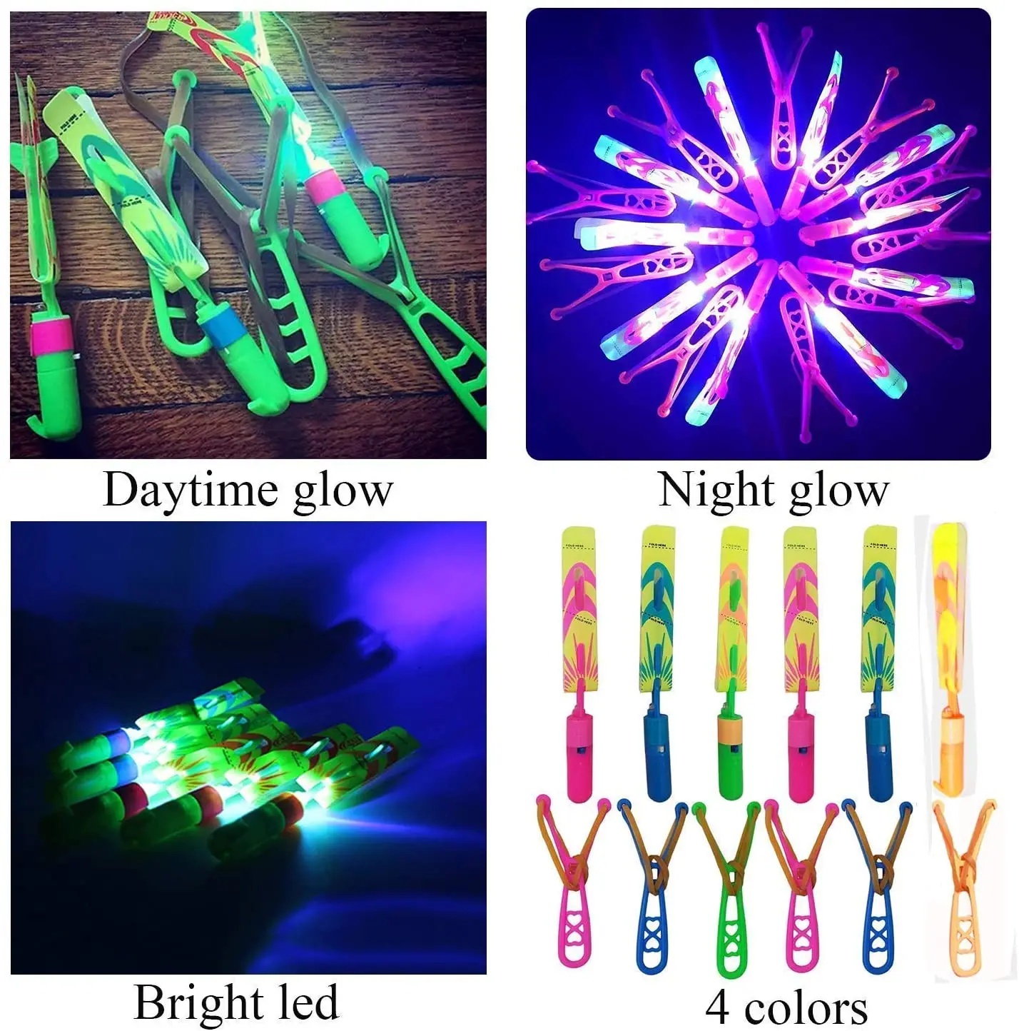 100Pcs/lot or 50pcs Light Arrow Flying Toy LED Light Flash Toys Party Fun Gift Rubber Band Catapult
100Pcs/lot or 50pcs Light Arrow Flying Toy LED Light Flash Toys Party Fun Gift Rubber Band Catapult