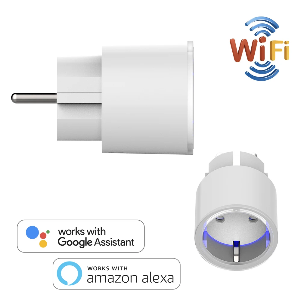 Smart WIFI Plug Adapter EU Smart WIFI Power Plug Remote Voice Control Works With Alexa Google Home IFTTT wireless Smart Home
Smart WIFI Plug Adapter EU Smart WIFI Power Plug Remote Voice Control Works With Alexa Google Home IFTTT wireless Smart Home