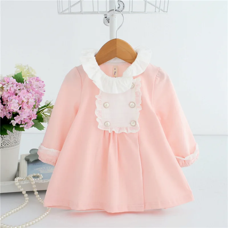 Baby Girls Dress Princess Toddler Newborn Button Lantern Sleeve Party Wedding Birthday Dress For Girls Spring Clothing 0-2Y
Baby Girls Dress Princess Toddler Newborn Button Lantern Sleeve Party Wedding Birthday Dress For Girls Spring Clothing 0-2Y