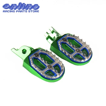 Billet CNC MX Foot Pegs Pedals Rests Stainless Steel For KAWASAKI KX250F KLX450 KX450F 2006-2015 Motocross Enduro Supermotard
Billet CNC MX Foot Pegs Pedals Rests Stainless Steel For KAWASAKI KX250F KLX450 KX450F 2006-2015 Motocross Enduro Supermotard