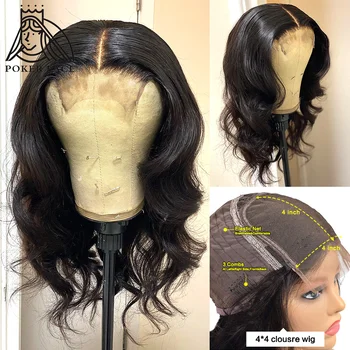 Poker Face 4x4 Lace Closure Wig Body Wave Brazilian Lace Front Human Hair Wigs Remy Pre Plucked Bleached Knot With Baby Hair
Poker Face 4x4 Lace Closure Wig Body Wave Brazilian Lace Front Human Hair Wigs Remy Pre Plucked Bleached Knot With Baby Hair