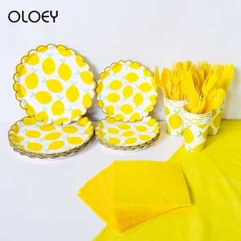 Dinnerware Set for 8/16 Pcs. Lemon Citrus Paper Source Wedding Birthday Party Decoration Kids Adults Barbecue Picnic Napkin
Dinnerware Set for 8/16 Pcs. Lemon Citrus Paper Source Wedding Birthday Party Decoration Kids Adults Barbecue Picnic Napkin