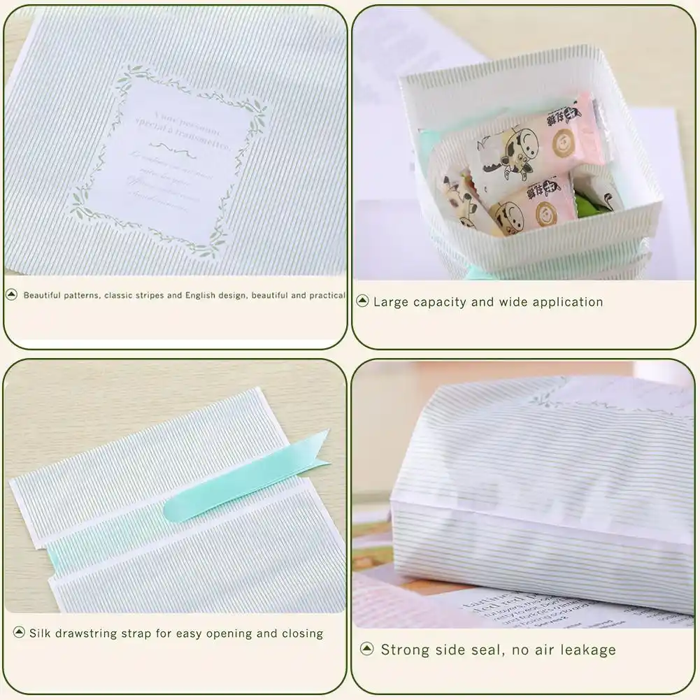 gift bag cute candy drawstring bags ribbon bundle pouch for