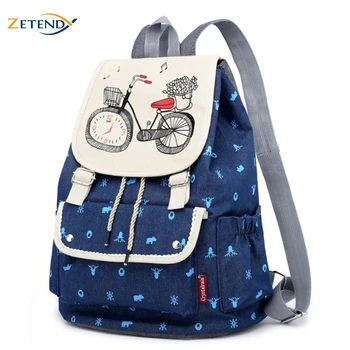 Female Student Canvas Cute Backpack Korean Version Harajuku Style Junior High School Bicycle Pattern Softback High Quality bags
Female Student Canvas Cute Backpack Korean Version Harajuku Style Junior High School Bicycle Pattern Softback High Quality bags