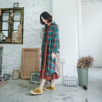 2020 new fashion casual women's clothing Floral plaid stitching cotton and linen long-sleeved midi dress
2020 new fashion casual women's clothing Floral plaid stitching cotton and linen long-sleeved midi dress