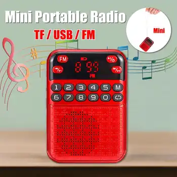 Portable Radio FM 70-108MHZ Radio Digital Display Power off Memory TF Card Speaker MP3 Player
Portable Radio FM 70-108MHZ Radio Digital Display Power off Memory TF Card Speaker MP3 Player